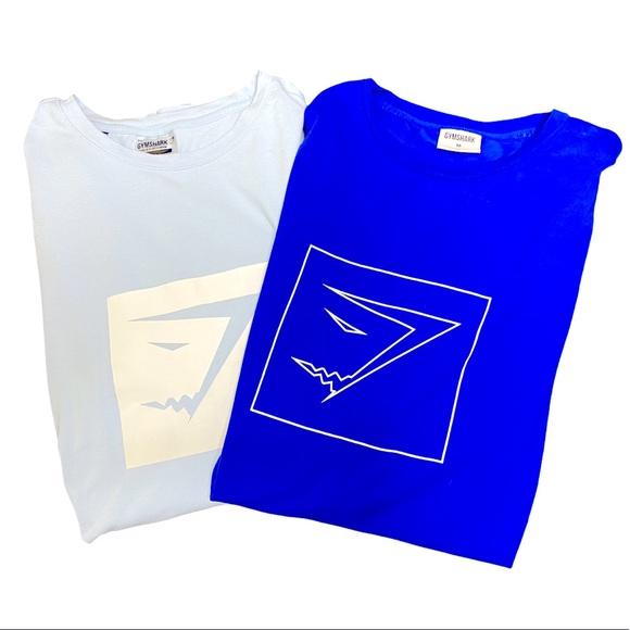 Gymshark Other - Mens Gym Shark Short Sleeve Logo T Shirts Medium